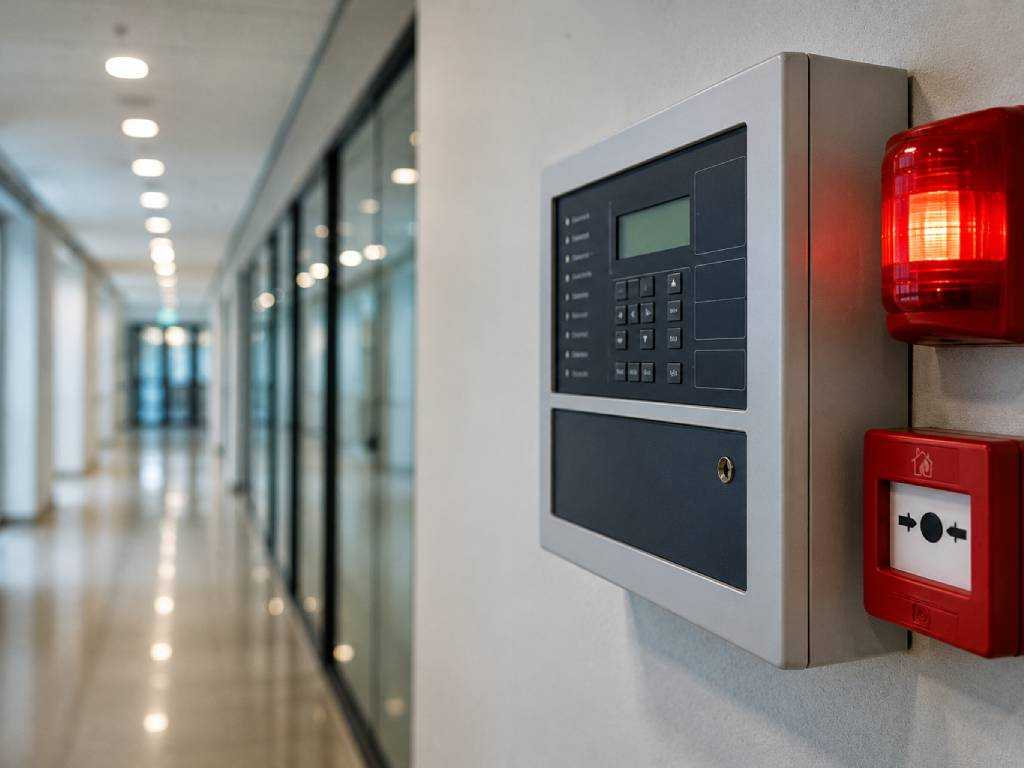 Brandmeldeanlage in einem Gebäude zum Thema Brandmeldeanlage Ausfall