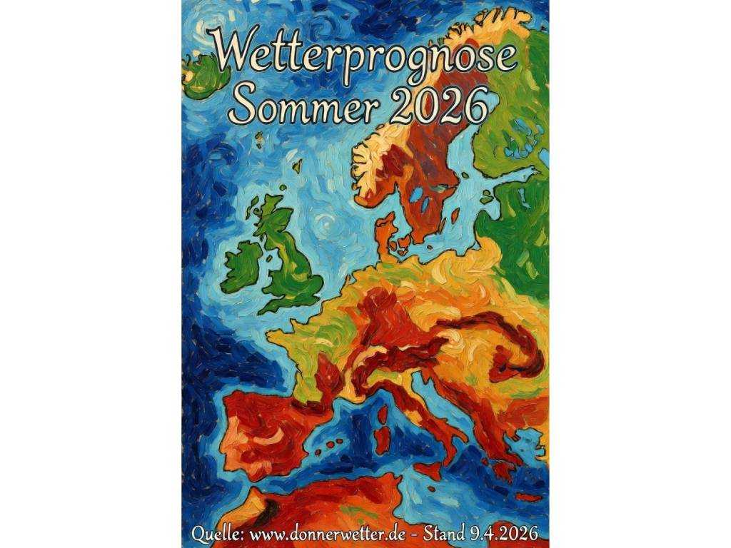 Sommerprognose 2026 für Europa mit erhöhten Temperaturen in Mitteleuropa als Grundlage für Arbeitsschutz im Sommer, Hitzeschutz und UV-Schutz