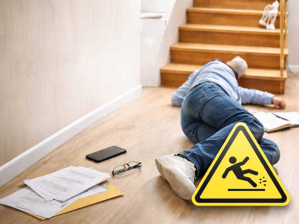 Person stürzt auf Treppe im häuslichen Bereich – kein Arbeitsunfall trotz Rufbereitschaft